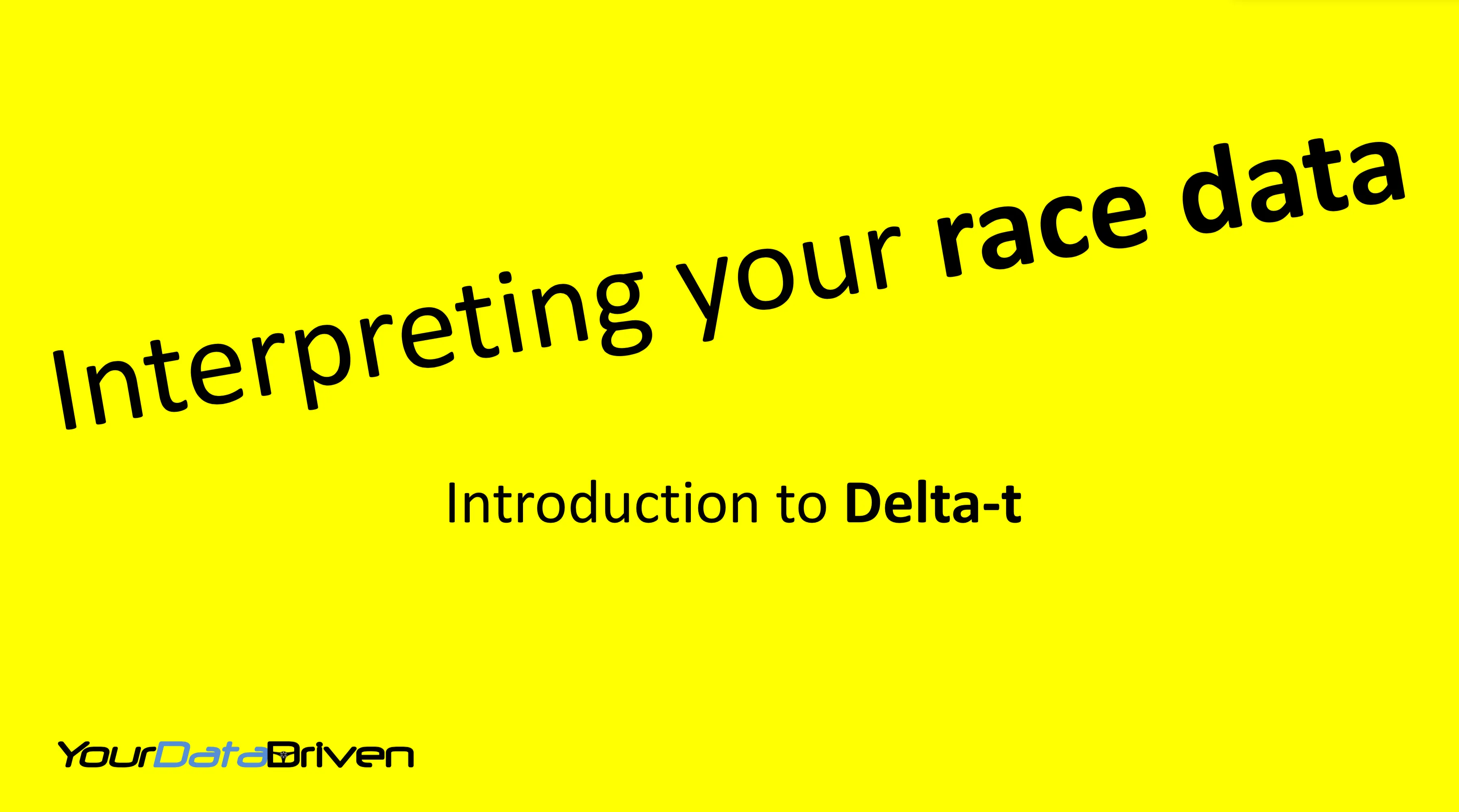 Introduction to motorsports data analysis Delta-t