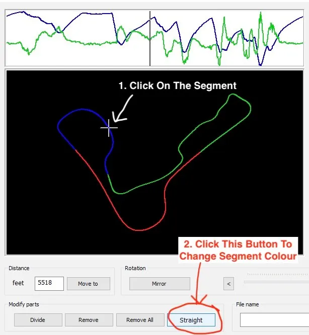 How To create custom sectors in AiM race studio