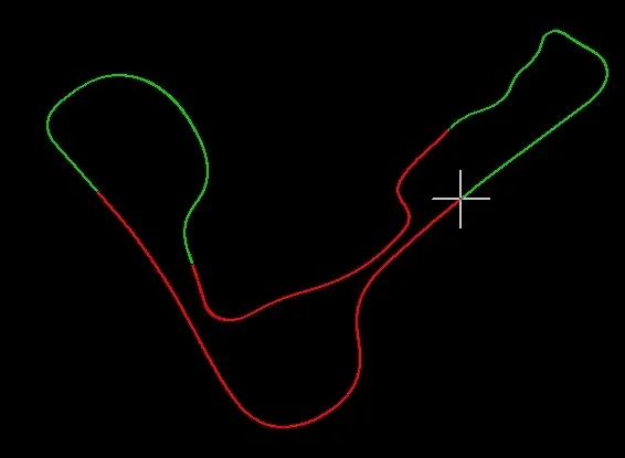 Final custom sectors in AiM race studio