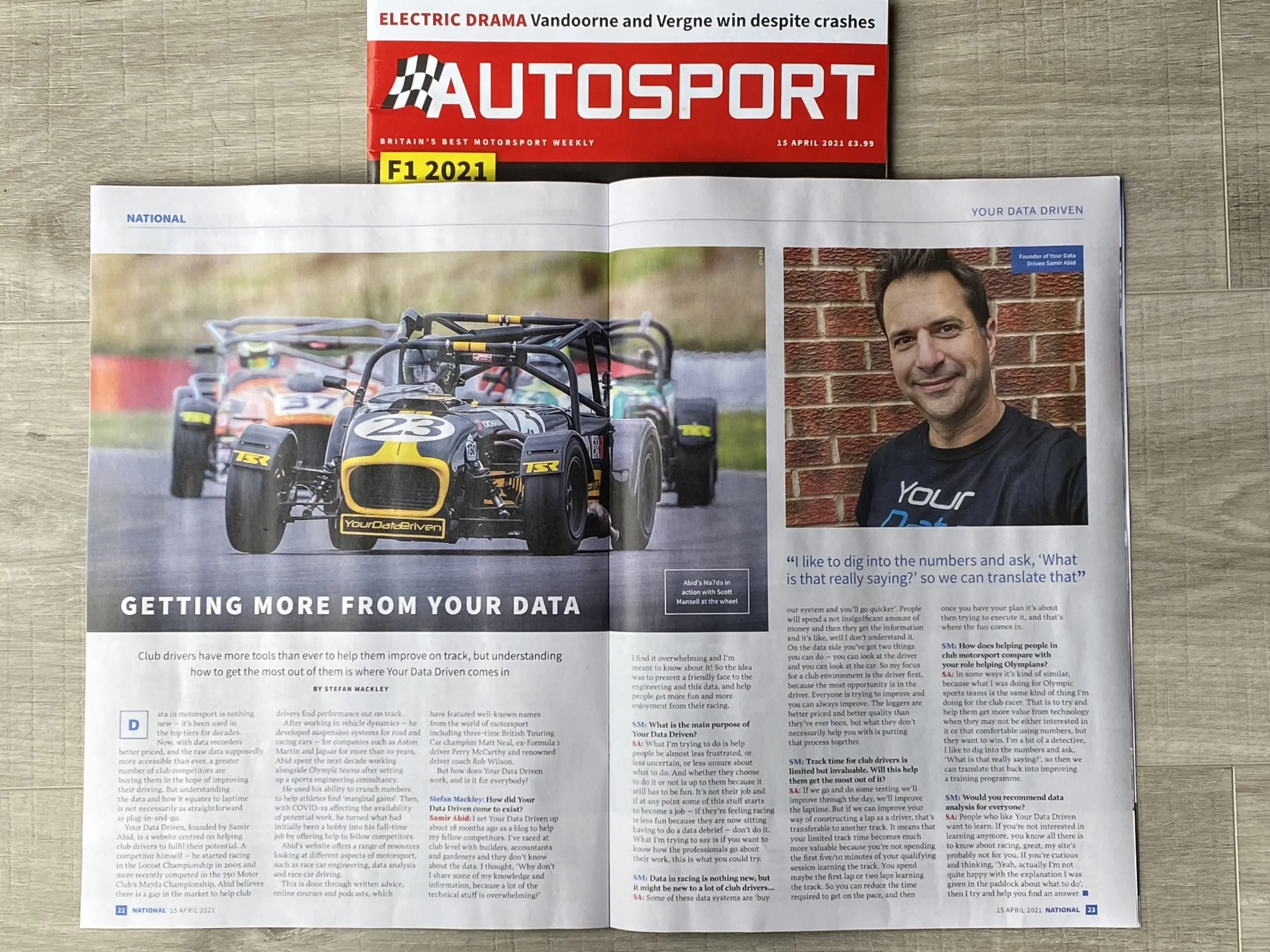 Autosport YourDataDriven Article Apr 2021